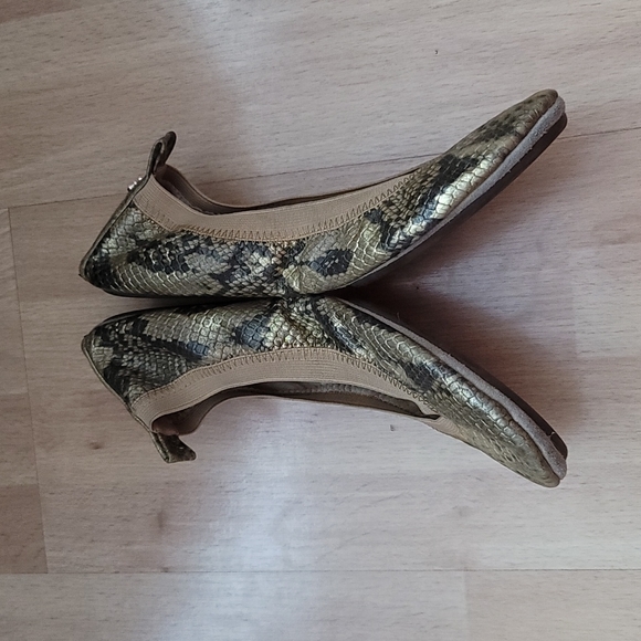 Yosi Samra Samara Snakeskin Flats - Picture 8 of 10